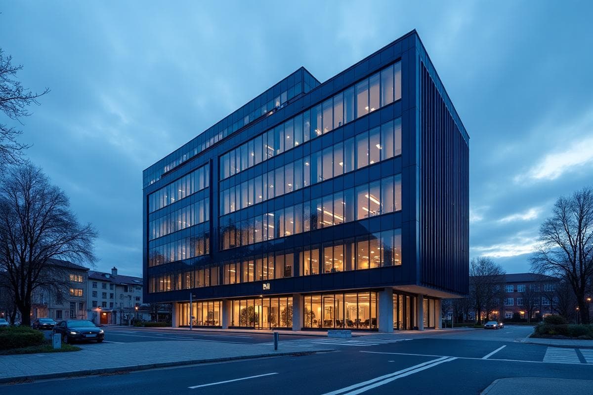 Moderne kontorbygg i Oslo med effektiv aircondition